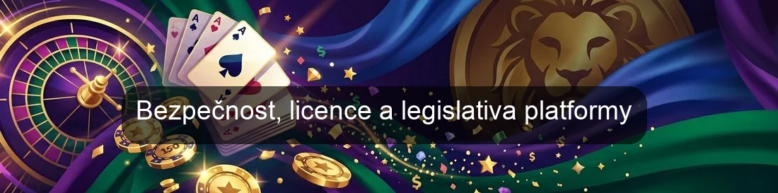 Bezpečnost, licence a legislativa platformy Bezpečnost, licence a legislativa platformy